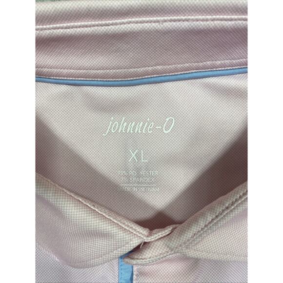 Johnnie O Shirt Mens Extra Large Pink Polo Preppy Surf Summer Beach Golf XL - Picture 4 of 8